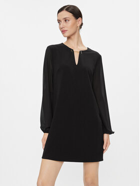 Rinascimento Rinascimento Коктейльна сукня CFC0116242003 Чорний Relaxed Fit