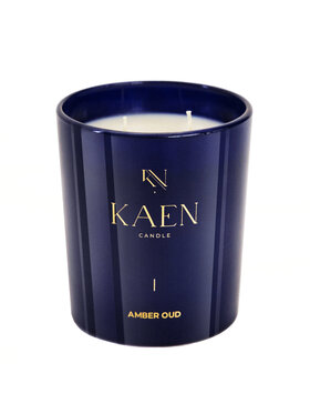 KAEN CANDLE KAEN CANDLE Świeca zapachowa KAEN CANDLE | Amber Oud Granatowy