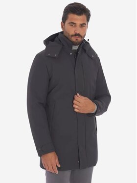 Save The Duck Save The Duck Παλτό Giubbino uomo nestor Μαύρο Regular Fit