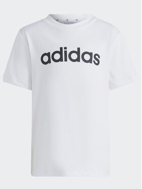 adidas adidas Тишърт Essentials Lineage T-Shirt HR5904 Бял Regular Fit
