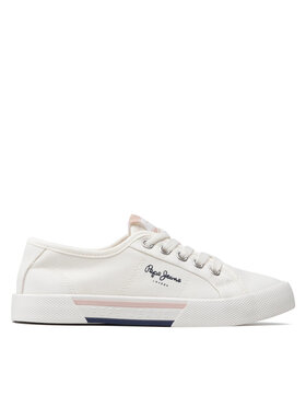 Pepe Jeans Pepe Jeans Кросівки Brady Girl Basic PGS30543 Білий