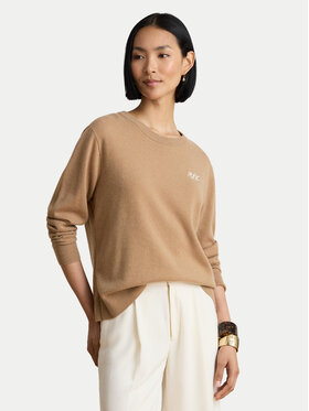 LAUREN RALPH LAUREN LAUREN RALPH LAUREN Pulover 200P03371500 Bej închis Relaxed Fit