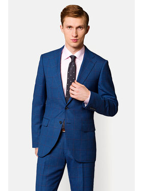 Lancerto Lancerto Garnitur Oslo Granatowy Regular Fit