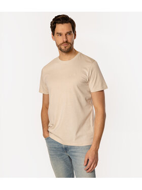 Lee Cooper Lee Cooper T-Shirt OBUTCH 875 Beżowy Regular Fit