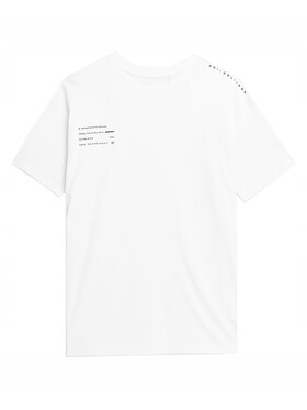 4F 4F T-Shirt 4FSS23TTSHM298-10S Biały Active Fit
