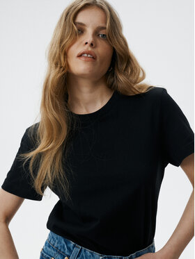 MARI PRETI MARI PRETI T-Shirt Essenza Czarny Regular Fit
