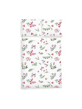 White pocket White pocket Komplet pościeli Pościel świąteczna Biały