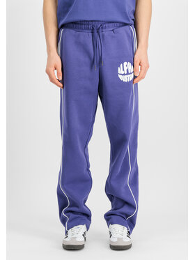 Alpha Industries Alpha Industries Joggery Logo Jogger Fioletowy Regular Fit