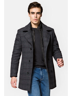 Lancerto Lancerto Płaszcz wełniany Norymberga KU054222000009 Szary Regular Fit
