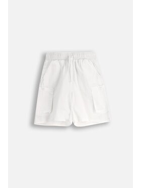 Coccodrillo Coccodrillo Bavlnené šortky WC5119502HGJ-001 Biela Regular Fit