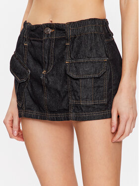 BDG Urban Outfitters BDG Urban Outfitters Mini sijonas BDG Y2K DENIM SKIRT RAW 76471937 Tamsiai mėlyna Feminine Fit