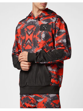 Plein Sport Plein Sport Mikina 7847 Oranžová Regular Fit