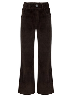 Magda Matyja Magda Matyja Spodnie damskie NEVADA TROUSERS Brązowy Flared Leg