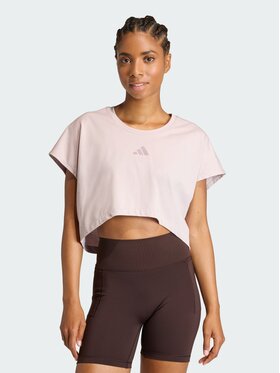 adidas adidas Koszulka techniczna 162228 Fioletowy Loose Fit
