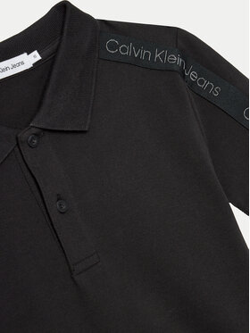 Calvin Klein Jeans Polo Majica IB0IB02149 Črna Regular Fit