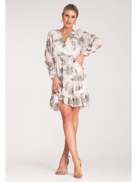 FIGL FIGL Abito da cocktail M1162 Verde Flared Fit