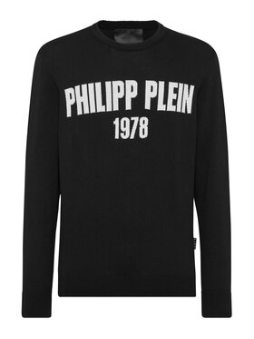 PHILIPP PLEIN PHILIPP PLEIN S dlouhým rukávem 22873 Černá Regular Fit