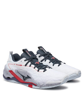 Mizuno Čevlji Za športe V Zaprtih Prostorih Wave Stealth Neo 2 X1GA2400 Bela