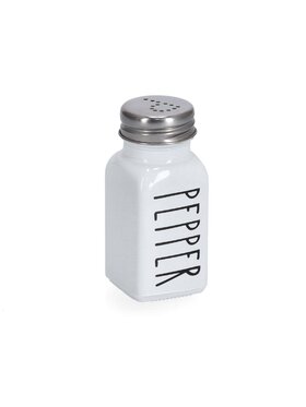 MIAhome MIAhome Pieprzniczka MAKEDO PEPPER biała z nakrętką 80 ml Biały