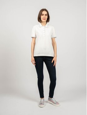 Geox Geox Polokošile W1210A/T2649 | W Sustin Bílá Regular Fit