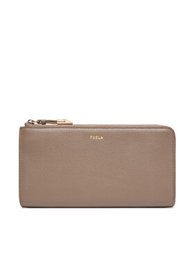 Furla Furla Duży Portfel Damski Goccia L Zip Around WP00471 BX3036 KH 2572S Beżowy
