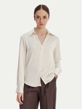 Calvin Klein Calvin Klein Košeľa Hammered LV044F129G Écru Regular Fit