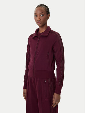 adidas adidas Sweatshirt Firebird Lace KC6451 Dunkelrot Slim Fit