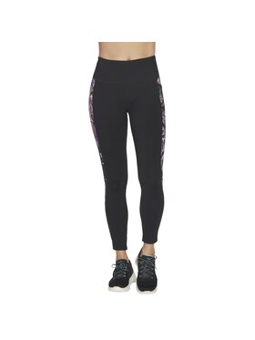 Skechers Skechers Legginsy Skechers Ultraviolet High Waisted Full Length Legging Czarny Slim Fit