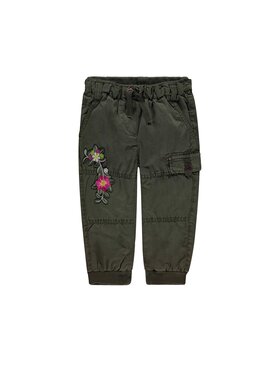 Kanz Kanz Spodnie materiałowe 1843104-5890 Zielony Basic Fit
