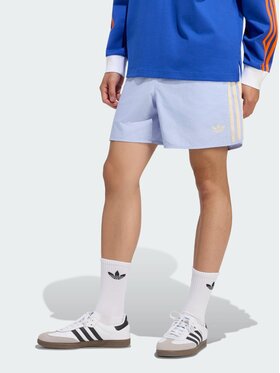 adidas adidas Szorty materiałowe 159299 Niebieski jasny Regular Fit