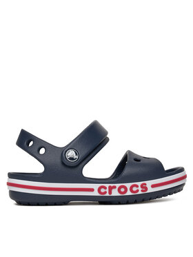 Crocs Crocs Sandały BAYABAND SANDAL T 211055-4CC Granatowy