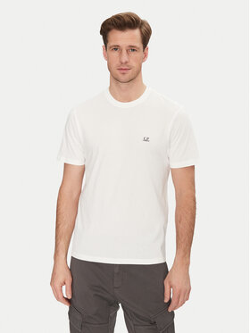 C.P. Company C.P. Company Тишърт 18CMTS030A005100W Бял Regular Fit