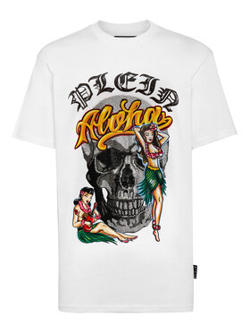 PHILIPP PLEIN PHILIPP PLEIN Tričko 1225 Biela Regular Fit