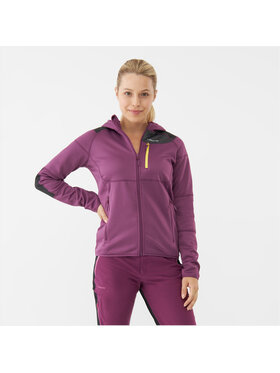 Viking Viking Bluza Yosemite Hoodie Lady Fioletowy Regular Fit