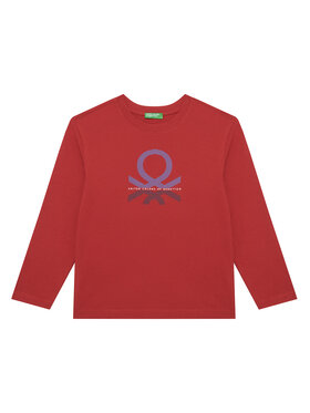 United Colors Of Benetton United Colors Of Benetton Блуза 3I1XC10Q3 Червен Regular Fit