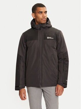 Jack Wolfskin Jack Wolfskin Geacă outdoor Jasper Ins A61872 Negru Regular Fit