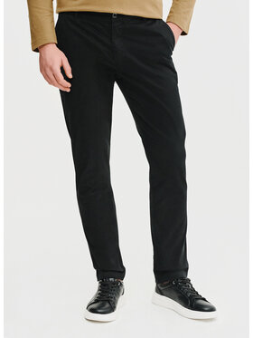 Pako Lorente Pako Lorente Spodnie materiałowe P25SB-WX-001 Czarny Classic Fit