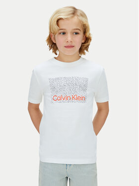 Calvin Klein Jeans Calvin Klein Jeans Tričko LVCKSJA04B Biela Regular Fit
