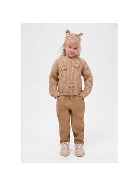 minoti minoti Spodnie materiałowe 32PANT101 Brązowy jasny Regular Fit