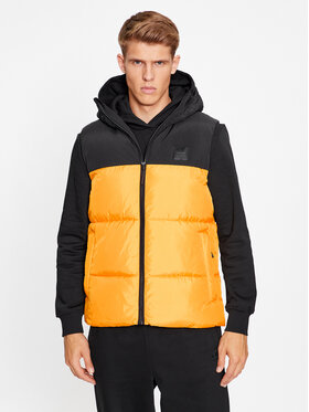 4F 4F Weste 4FAW23TVESM064 Orange Regular Fit