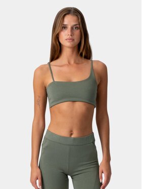 TeeShoppen TeeShoppen Top 'Basic Collection' Khaki Slim Fit