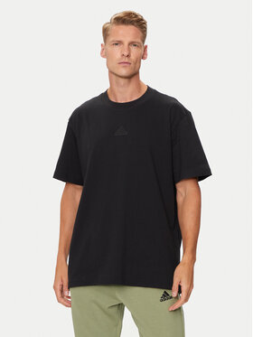 adidas adidas Тишърт Brand Love IW3539 Черен Loose Fit