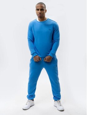 Jigga Wear Jigga Wear Komplet dresowy Komplet Dresowy Męski Niebieski Jigga Wear Simple Crown XXL Niebieski Regular Fit
