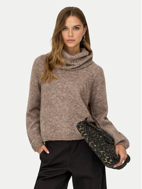 ONLY ONLY Поло Gila 15358571 Кафяв Regular Fit