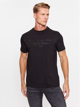 KARL LAGERFELD KARL LAGERFELD Marškinėliai 755072 534252 Juoda Regular Fit