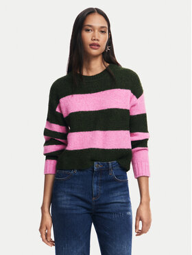 Desigual Desigual Sweater Hamilton 24WWJF30 Rózsaszín Regular Fit