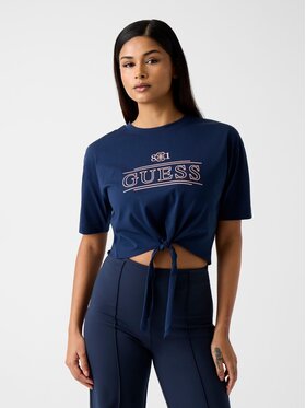 Guess Guess Top 180853 Niebieski Classic Fit