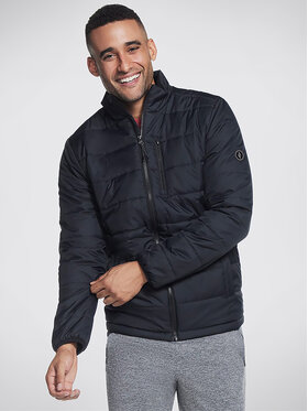 Skechers Skechers Kurtka przejściowa Goshield Jacket1 JA22 Czarny Regular Fit