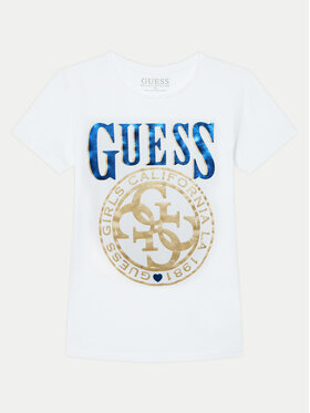 Guess Guess T-Shirt J5RI20 K6YW4 Bílá Regular Fit