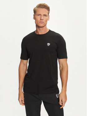 EA7 Emporio Armani EA7 Emporio Armani T-Shirt 8NPT16 PJRGZ 1200 Czarny Regular Fit